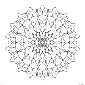 Relaxing Roman Pattern Colouring Printables for Adults