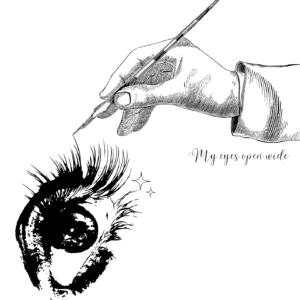 Mindful Eye Illustration Colouring Page – Printable for Adults