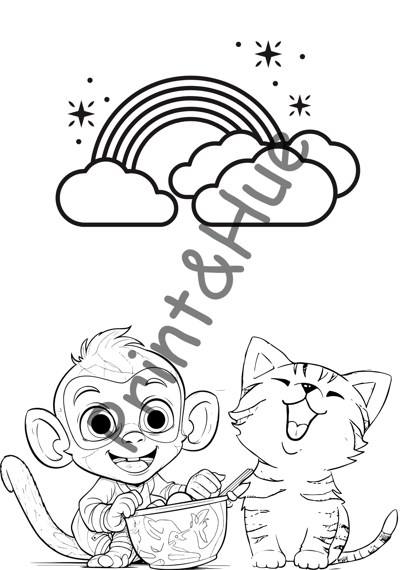 Kids Colouring Sheets Printable Set | Fun Activity Pages for Children