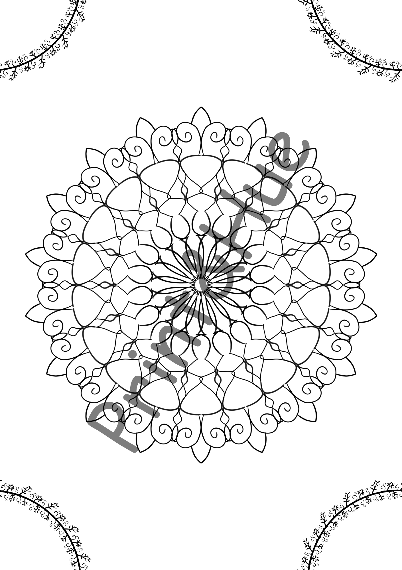 Pattern Art Colouring Sheets Combo Set | Printable Stress Relief Pages - Image 5