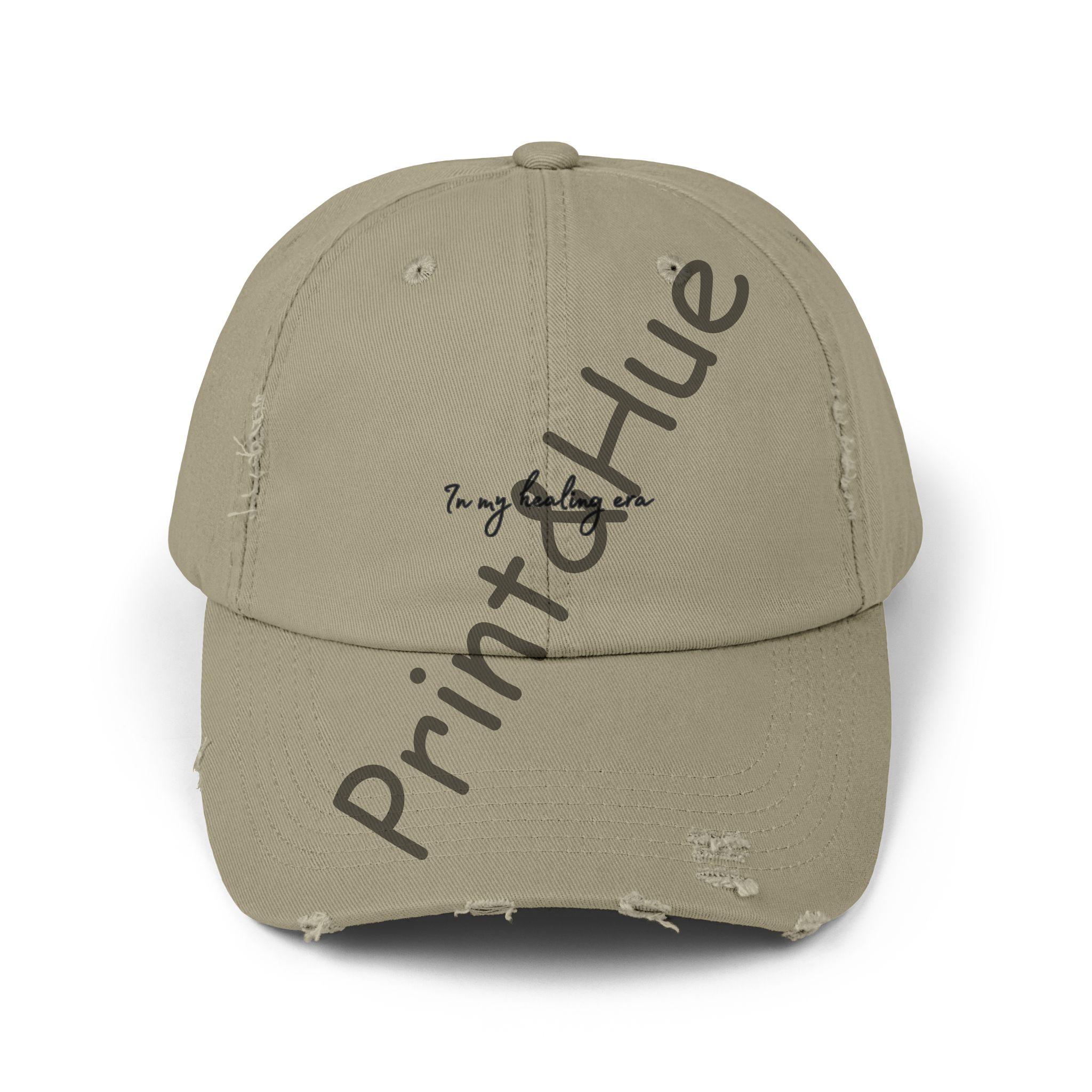 In My Healing Era Embroidered Hat Self Love Baseball Cap Soft Girl Era Aesthetic Dad Hat Mindfulness Quote Hat Gift for Friend - Image 9