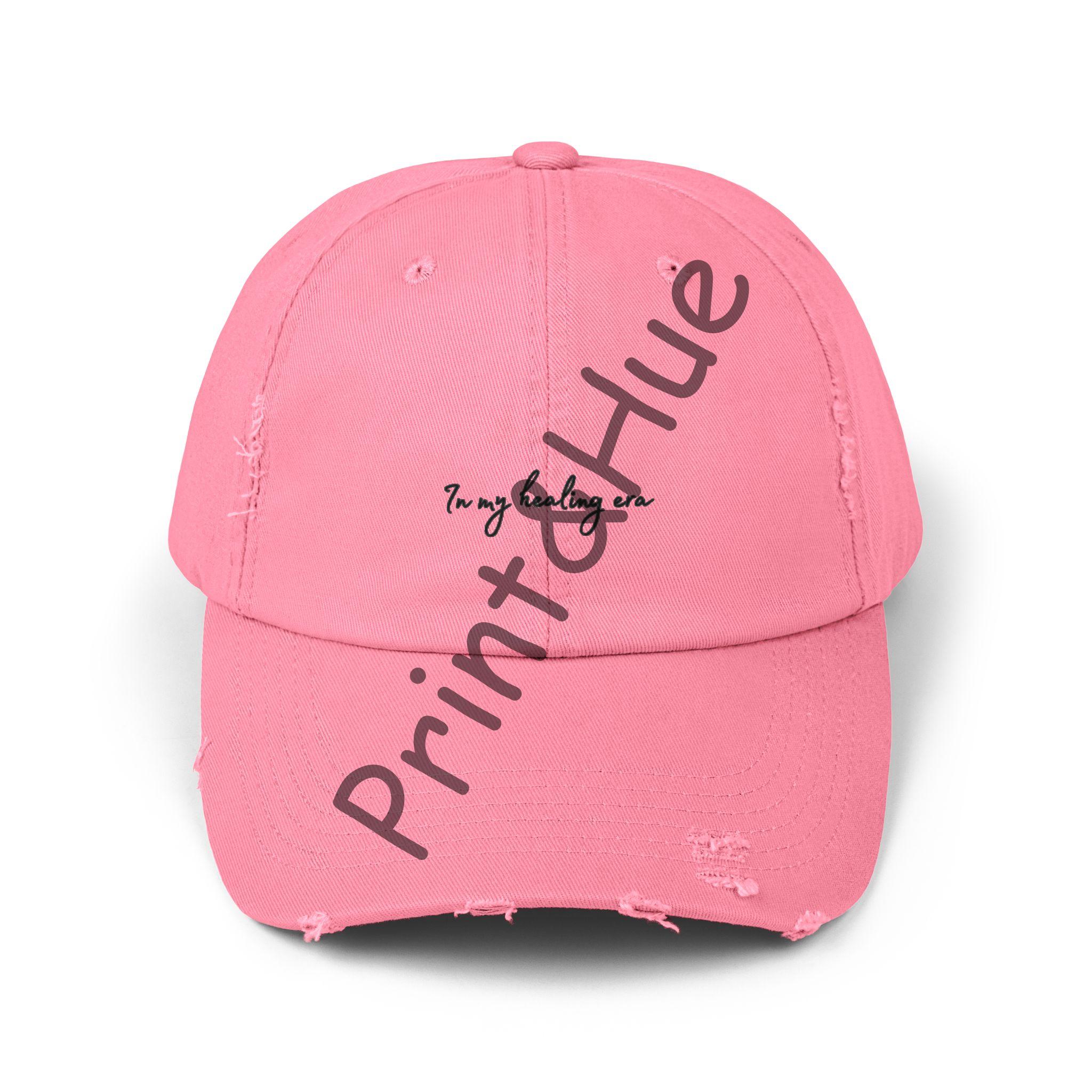 In My Healing Era Embroidered Hat Self Love Baseball Cap Soft Girl Era Aesthetic Dad Hat Mindfulness Quote Hat Gift for Friend - Image 17