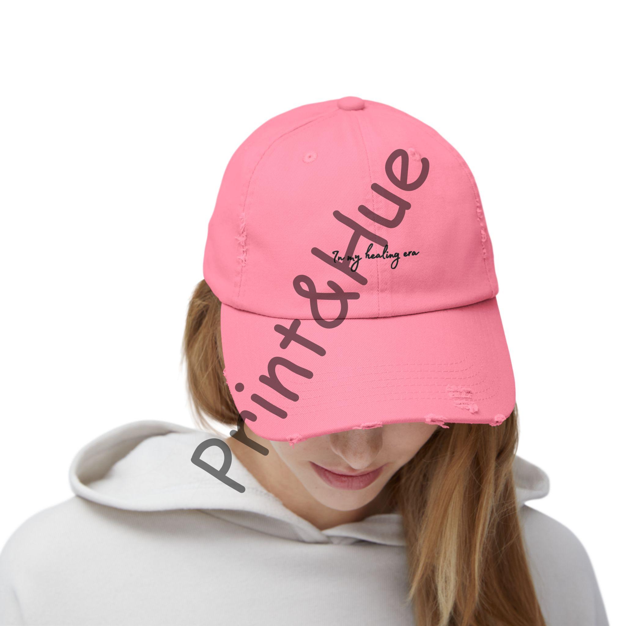 In My Healing Era Embroidered Hat Self Love Baseball Cap Soft Girl Era Aesthetic Dad Hat Mindfulness Quote Hat Gift for Friend - Image 20