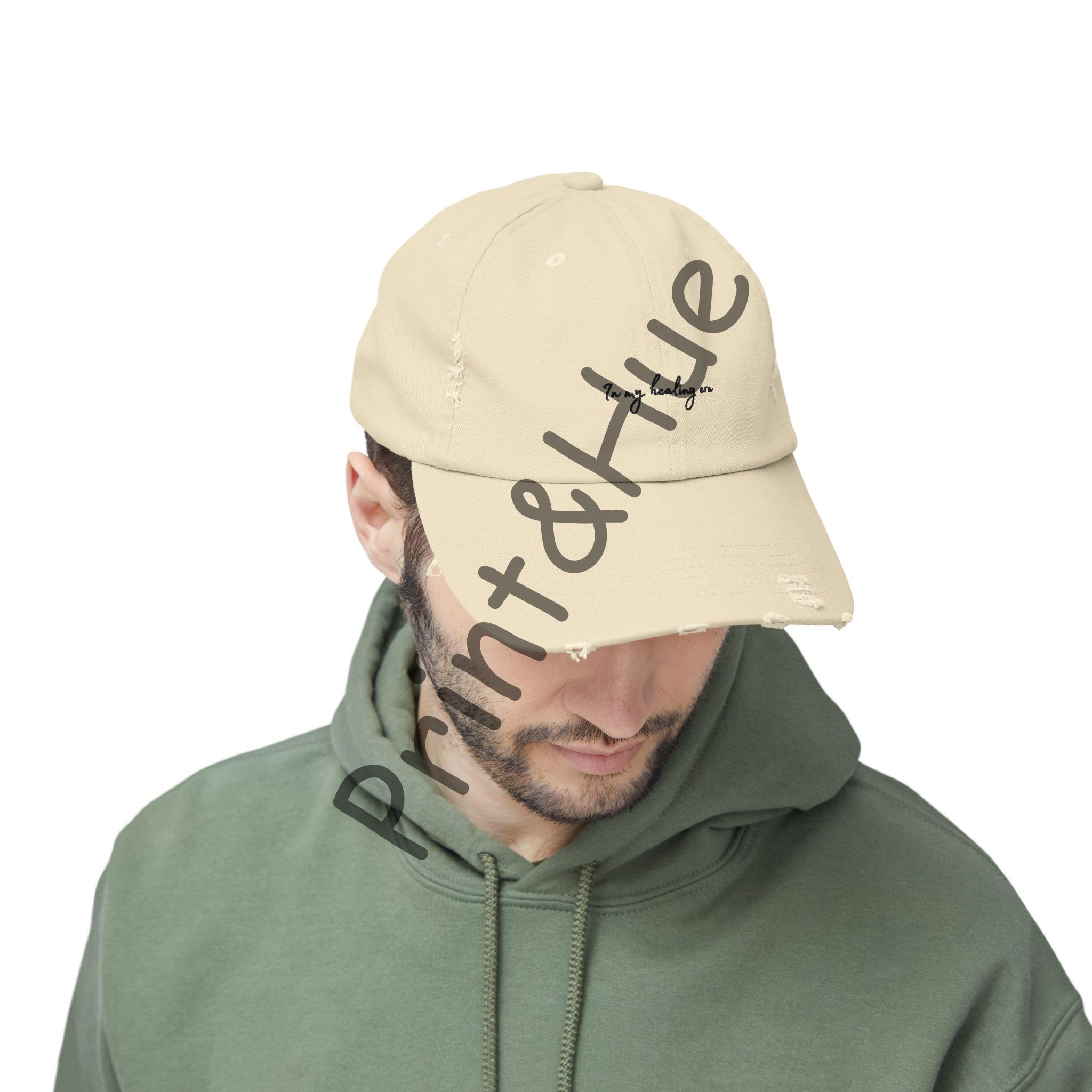 In My Healing Era Embroidered Hat Self Love Baseball Cap Soft Girl Era Aesthetic Dad Hat Mindfulness Quote Hat Gift for Friend - Image 7